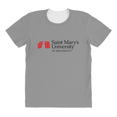 Saint Mary's University Of Minnesota All Over Women's T-shirt Designed By Sophiavictoria