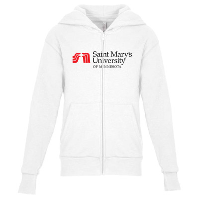 Saint Mary's University Of Minnesota Youth Zipper Hoodie Designed By Sophiavictoria