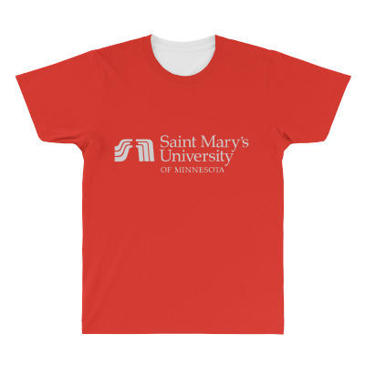 Saint Mary's University Of Minnesota All Over Men's T-shirt Designed By Sophiavictoria