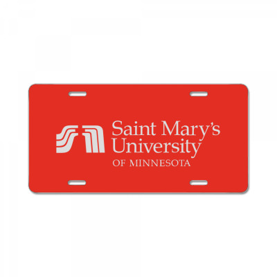 Saint Mary's University Of Minnesota License Plate Designed By Sophiavictoria