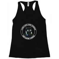 I Like Cats And Science And Maybe 3 People Racerback Tank | Artistshot