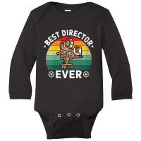 Womens Writer Director Movie Producer Filmmaker Film Student V-neck Long Sleeve Baby Bodysuit | Artistshot