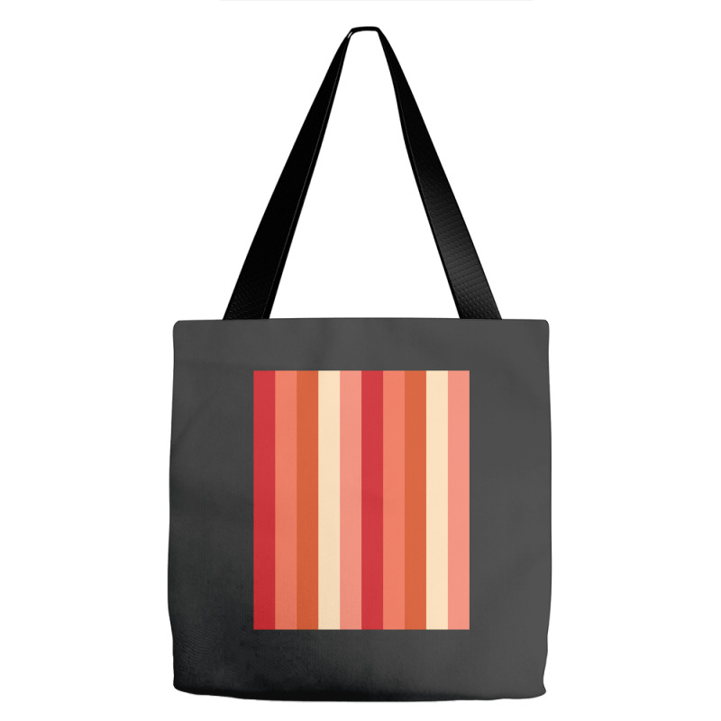 Red Verticallystriped Silver Titanium Iron Color, Red Degradation Patt Tote Bags | Artistshot