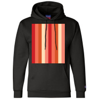 Red Verticallystriped Silver Titanium Iron Color, Red Degradation Patt Champion Hoodie | Artistshot