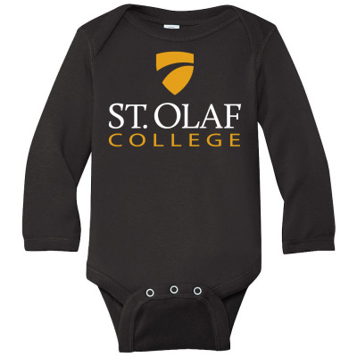 St. Olaf College Minnesota Long Sleeve Baby Bodysuit Designed By Sophiavictoria