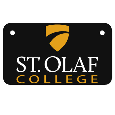 St. Olaf College Minnesota Motorcycle License Plate Designed By Sophiavictoria