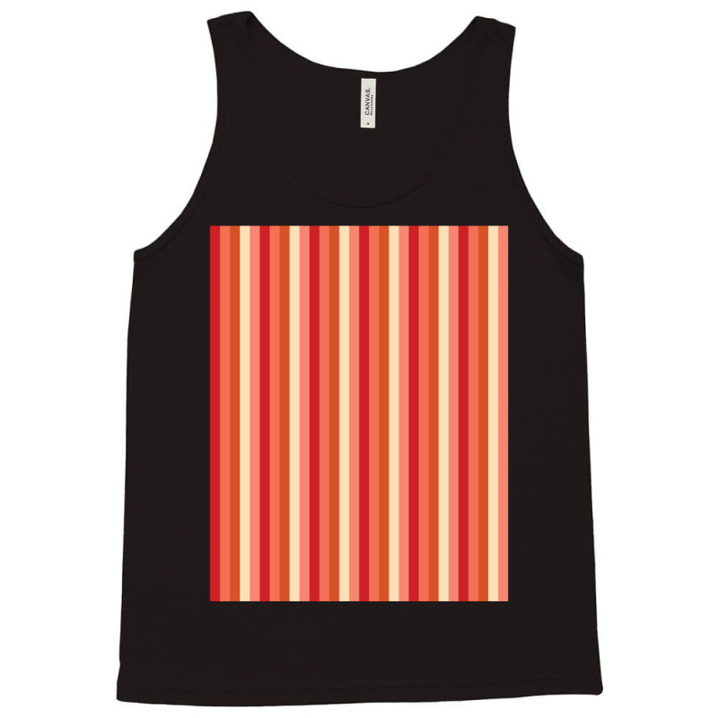 Red Verticallystriped Silver Titanium Iron Color, Red Degradation Patt Tank Top | Artistshot