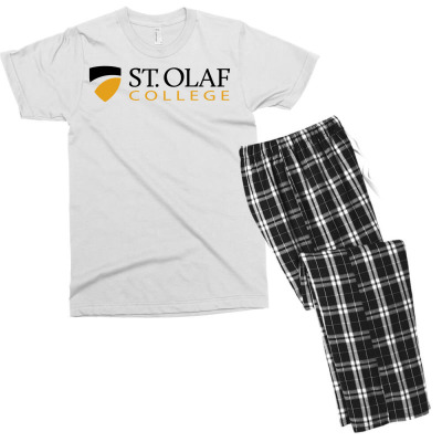 St. Olaf College Minnesota Men's T-shirt Pajama Set Designed By Sophiavictoria