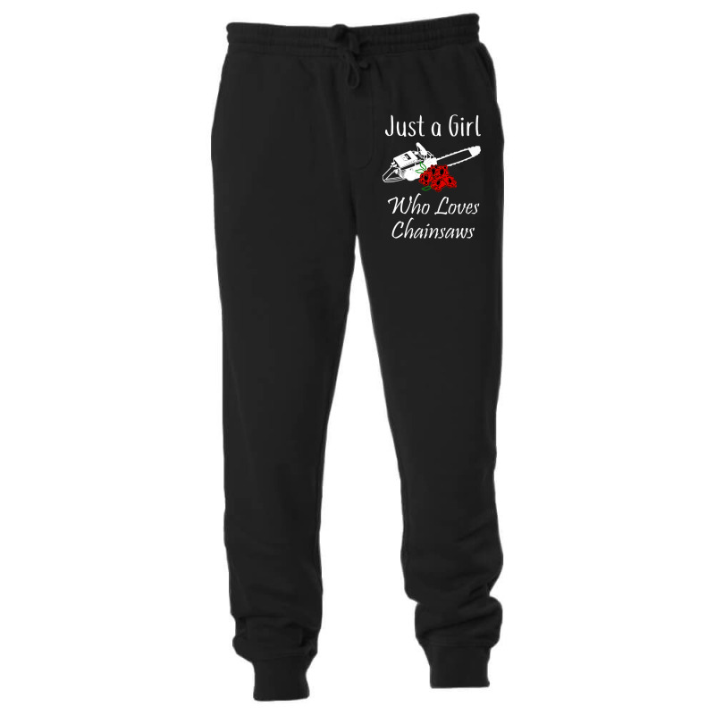 Just A Girl Who Loves Chainsaws Floral Unisex Jogger | Artistshot