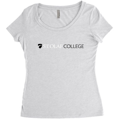 St. Olaf College Minnesota Women's Triblend Scoop T-shirt Designed By Sophiavictoria