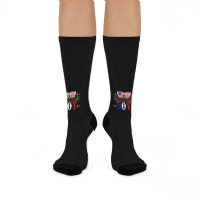 American Boy Love American Flag Crew Socks | Artistshot