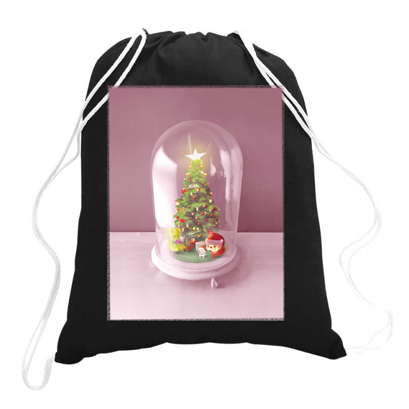 Christmas Bell Jar Drawstring Bags | Artistshot