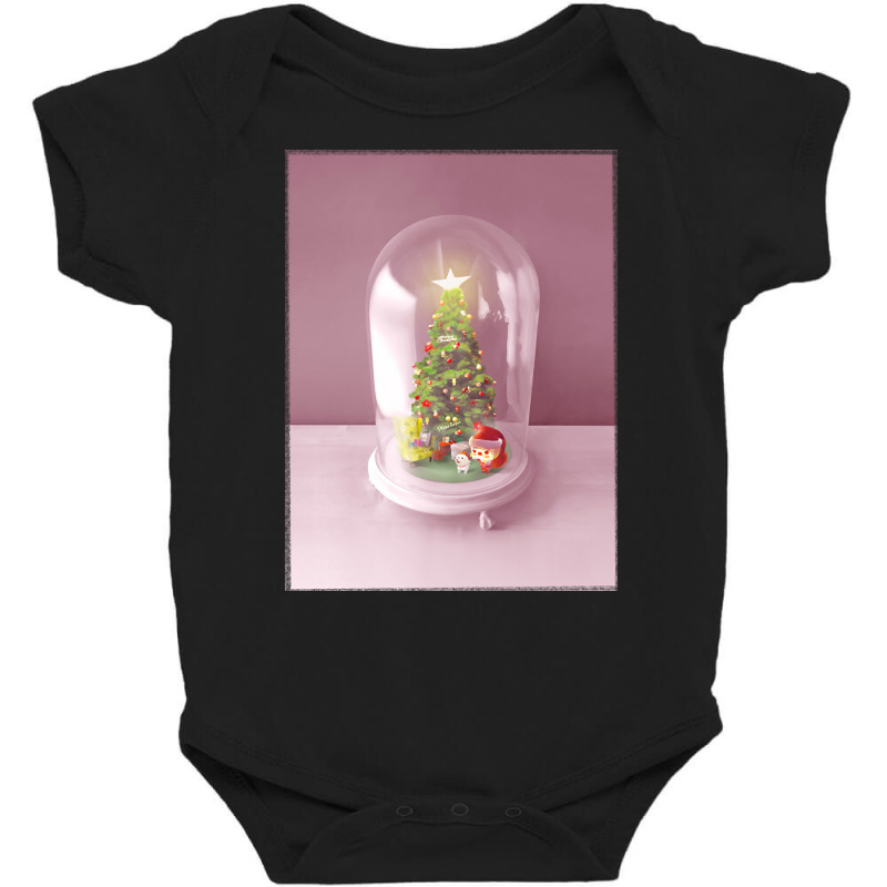 Christmas Bell Jar Baby Bodysuit | Artistshot