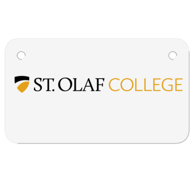 St. Olaf College Motorcycle License Plate Designed By Sophiavictoria