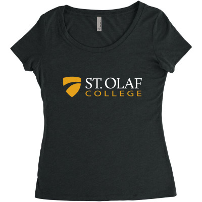 St. Olaf College Women's Triblend Scoop T-shirt Designed By Sophiavictoria