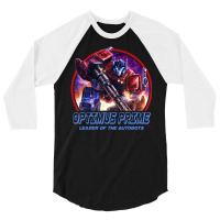 Transformers War For Cybertron Optimus Prime Leader 3/4 Sleeve Shirt | Artistshot