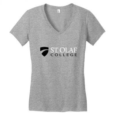 St. Olaf College Minnesota Women's V-neck T-shirt Designed By Sophiavictoria