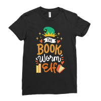 Christmas Bookworm Elf-1symr Ladies Fitted T-shirt | Artistshot