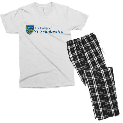College Of St. Scholastica Men's T-shirt Pajama Set Designed By Sophiavictoria