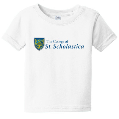 College Of St. Scholastica Baby Tee Designed By Sophiavictoria