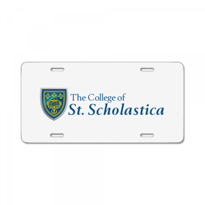 College Of St. Scholastica License Plate Designed By Sophiavictoria