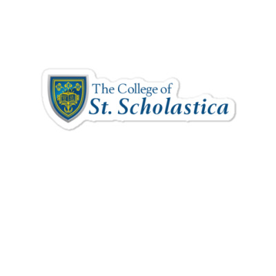 College Of St. Scholastica Sticker Designed By Sophiavictoria