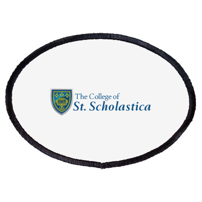 College Of St. Scholastica Oval Patch Designed By Sophiavictoria