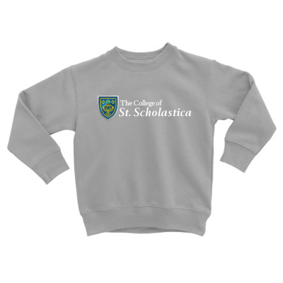College Of St. Scholastica Toddler Sweatshirt Designed By Sophiavictoria