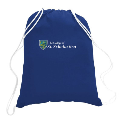 College Of St. Scholastica Drawstring Bags Designed By Sophiavictoria