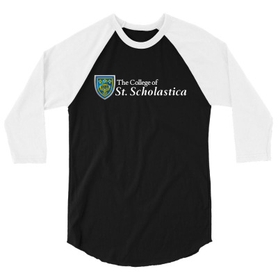 College Of St. Scholastica 3/4 Sleeve Shirt Designed By Sophiavictoria