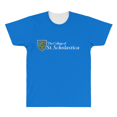 College Of St. Scholastica All Over Men's T-shirt Designed By Sophiavictoria