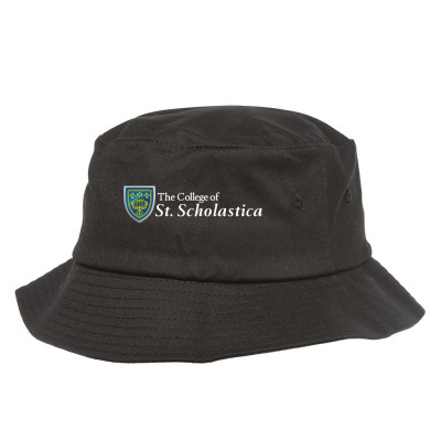 College Of St. Scholastica Bucket Hat Designed By Sophiavictoria