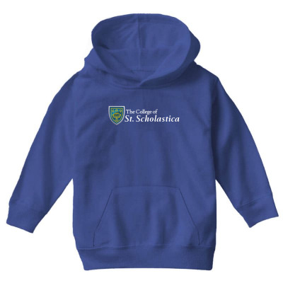 College Of St. Scholastica Youth Hoodie Designed By Sophiavictoria