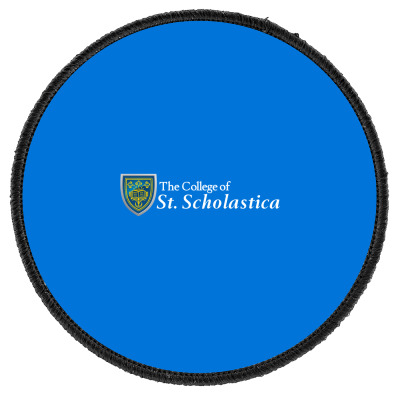 College Of St. Scholastica Round Patch Designed By Sophiavictoria