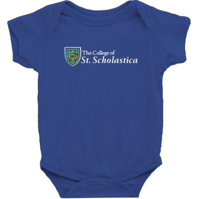 College Of St. Scholastica Baby Bodysuit Designed By Sophiavictoria