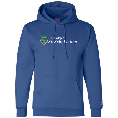 College Of St. Scholastica Champion Hoodie Designed By Sophiavictoria