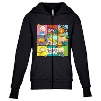 Rugrats Character Squares Youth Zipper Hoodie | Artistshot