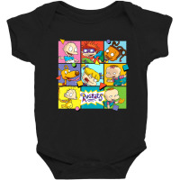 Rugrats Character Squares Baby Bodysuit | Artistshot