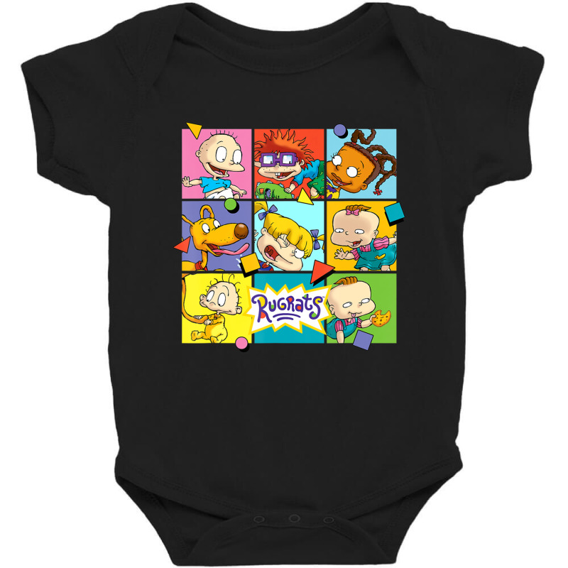 Rugrats Character Squares Baby Bodysuit by cm-arts | Artistshot