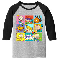 Rugrats Character Squares Youth 3/4 Sleeve | Artistshot