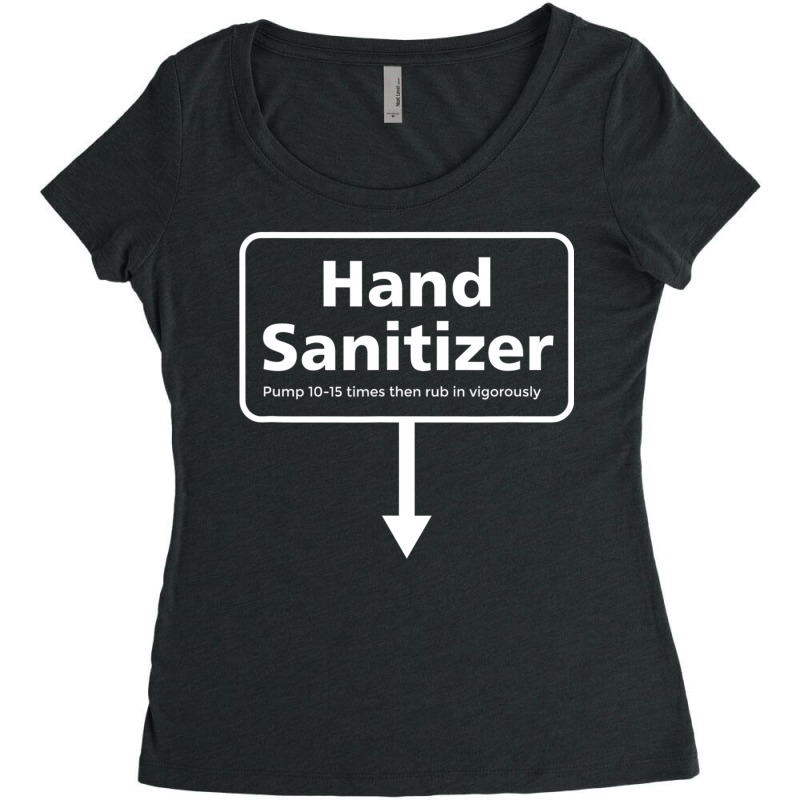 Mens Hand Sanitizer  Funny Adult Humour Christmas Gag Gift Women's Triblend Scoop T-shirt by WZ90 | Artistshot