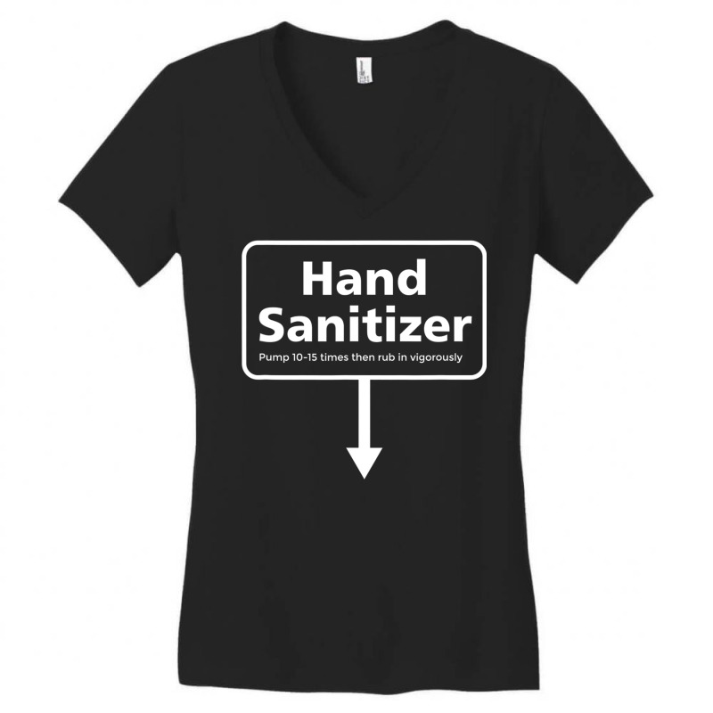 Mens Hand Sanitizer  Funny Adult Humour Christmas Gag Gift Women's V-Neck T-Shirt by WZ90 | Artistshot