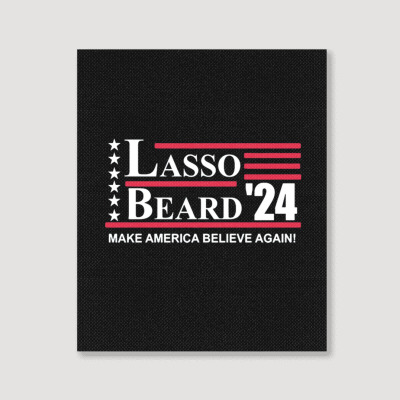 Lasso Beard 2024 Portrait Canvas Print Designed By Bariteau Hannah