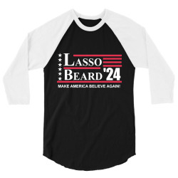 lasso beard 2024 3/4 Sleeve Shirt | Artistshot