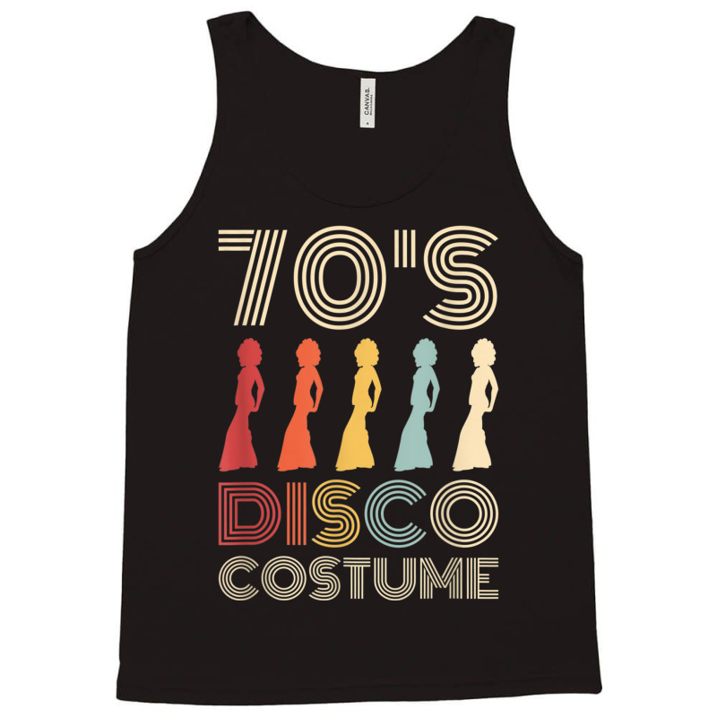 70s Disco Costume 70 Styles 1970s Women Themed Party Tank Top | Artistshot