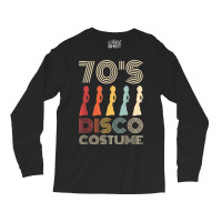 70s Disco Costume 70 Styles 1970s Women Themed Party Long Sleeve Shirts | Artistshot