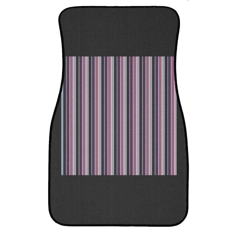 Vertical Striped Colors Skirt Chiffon Top Front Car Mat | Artistshot