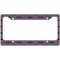 Vertical Striped Colors Skirt Chiffon Top License Plate Frame | Artistshot