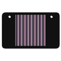 Vertical Striped Colors Skirt Chiffon Top Atv License Plate | Artistshot