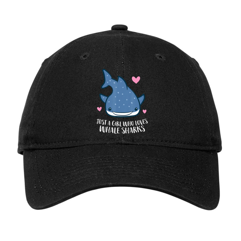 Just A Girl Who Loves Whale Sharks Cute Whale Shark Adjustable Cap | Artistshot